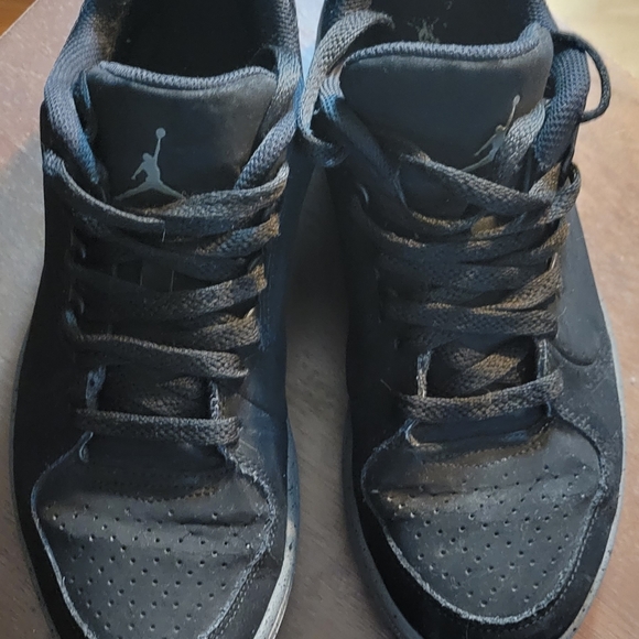 AIR JORDAN 1 FLIGHT 3 Low Black Gray Basketball Shoes 789864-005 Sz 9 no box - Picture 4 of 4